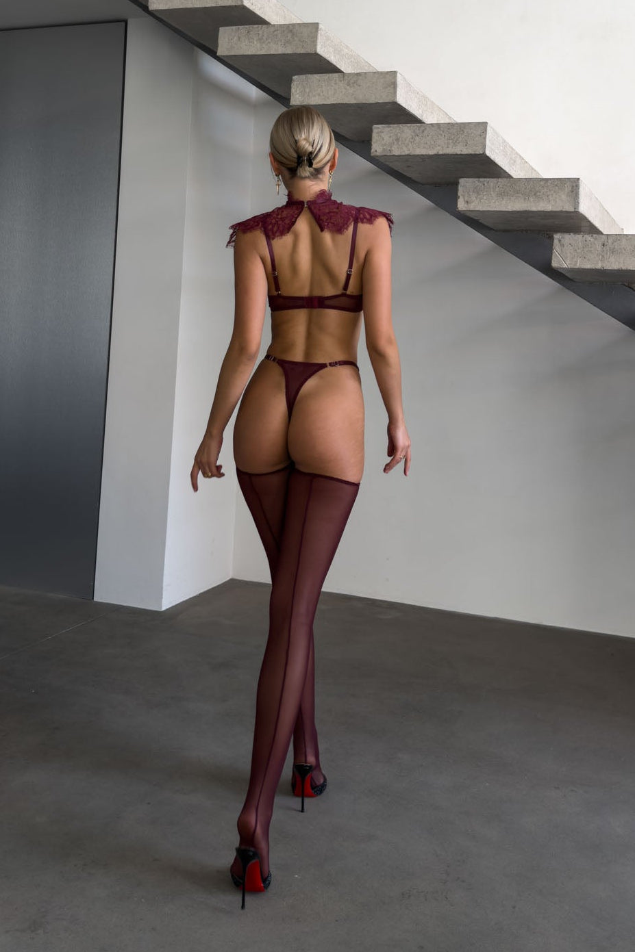 Evie Sheer Romance Lingerie Set