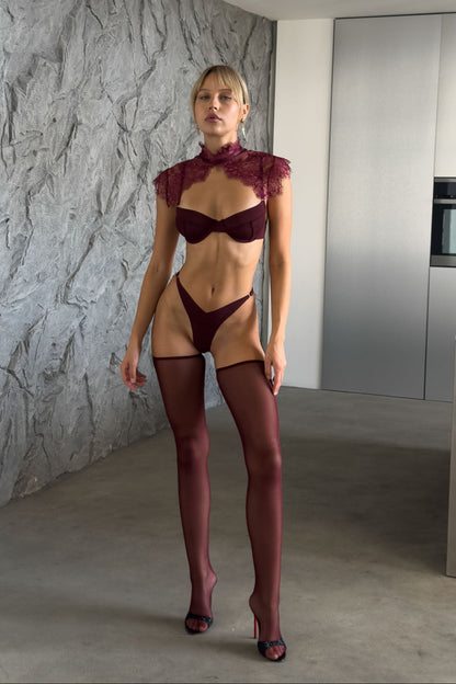 Evie Sheer Romance Lingerie Set