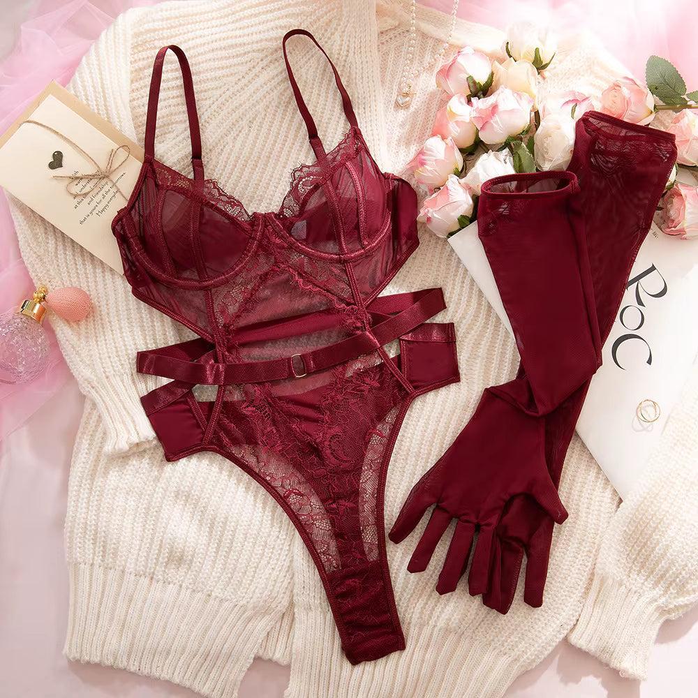 Rosalina Wine Kiss Bodysuit